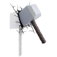 1 x RAW Customer Returns Disney Marvel Avengers Thor Hammer Wall Light, Plastic, Multi-Colour - RRP €30.76