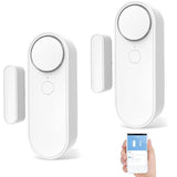 1 x RAW Customer Returns DAYTEE WiFi window alarm, low energy door window sensor, 0-110 dB door alarm, no drilling door alarm system, child safety window door sensor, smart apartment alarm system - RRP €27.22