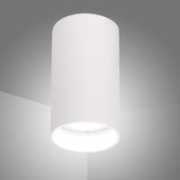 1 x RAW Customer Returns Klighten 4 pieces surface-mounted spotlight matt white surface-mounted light surface-mounted spotlight GU10 socket, ceiling spots surface-mounted ceiling light round  made of aluminum, 56 x 100mm, without bulb - RRP €38.45