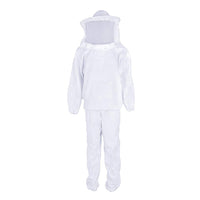 1 x RAW Customer Returns 4Pcs Beekeeper Suit Set, Hat Honeycomb Tool with Veil Gloves Hood Beekeeping Equipment - RRP €19.2