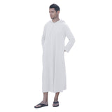 1 x RAW Customer Returns YAOHUOLE Kaftan Men s Long Kaftan White Men s Long Sleeve Linen Kaftan Men s White M - RRP €28.21