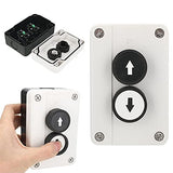 3 x RAW Customer Returns WMLBK Dual Switch Up and Down Waterproof Garage Doors Lifting Platform Push Button Box - Roller Doors Push Button Switch Push Button Box - RRP €47.97