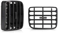 1 x RAW Customer Returns Finao Autoparts 2 black dashboard ventilation grilles for Clio II - RRP €32.4