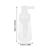 1 x RAW Customer Returns FRCOLOR Powder Bottle Hair Fiber Spray Bottle Portable Powder Powder Spray Bottle Clear Hairdressing Spray Bottle Powder Spray Dispenser Spray Bottle With Vial Plastic Mother of Pearl Travel - RRP €20.4