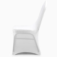 1 x RAW Customer Returns Acelectronic Chair Cover, 10 Pieces Universal Chair Covers Stretch Chair Cover Chair Cover for Home Wedding Decoration, White - RRP €39.31