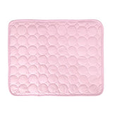 1 x Brand New Losuya Pet Cooling Mat Heat Relief Mat Dog Cooling Pad for Small Dogs and Pets, 50 40CM Pink  - RRP €20.4