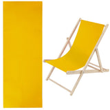 1 x RAW Customer Returns GORGECRAFT 1 Piece Replacement Beach Towel For Chairs Canvas 435 x 1165mm Oxford Fabric Gold Color Beach Towel Replacement For Sunbathing Garden Patio Beach Relaxation - RRP €20.4