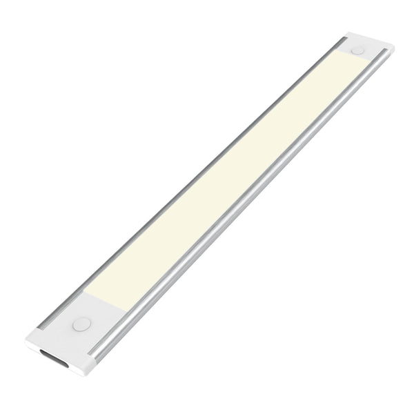 1 x RAW Customer Returns wobsion under cabinet light kitchen LED without sensor and power supply, 30CM neutral white single pack, 4000K, silver - RRP €10.07