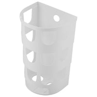 1 x RAW Customer Returns BuyWeek Garbage Bag Storage Box, PP Garbage Bag Holder Wall Garbage Bag Stand Storage Holder for Kitchen Bedroom Bathroom White  - RRP €26.4