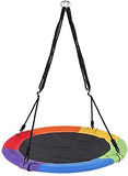 1 x RAW Customer Returns anagre nest swing round for the garden, up to 150 kg, closed 100cm multicolor  - RRP €40.33