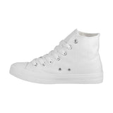 1 x RAW Customer Returns Elara Unisex Sneaker Sportschuhe High Top Turnschuh Chunkyrayan 014 Schuhe 3600-3601-AllWhite-44 - RRP €22.84