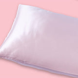 1 x Brand New The Vintage Cosmetic Company Sweet Dreams Silky Satin Pillowcase, Silk Pillowcase Minimizes Split Ends Helps Prevent Bed Shedding, Silky Soft on Skin, Pink Design - RRP €12.1