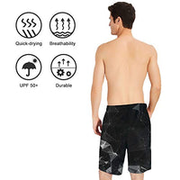 1 x RAW Customer Returns ALISISTER 3D Diamond Printed Swim Shorts Men Quick Dry Summer Swimming Trunks Beach Swim Shorts Surf Shorts With Pockets XXL - RRP €20.99