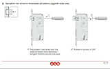 1 x RAW Customer Returns AGB Recessed Internal Door Lock PATENT LARGE series. Fr. 18x238, In. 90, En. 50, Qu. 8., LATCHBOLT KEY, MATT CHROME  - RRP €27.75