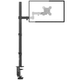 1 x RAW Customer Returns Bracwiser single fully adjustable standing height monitor arm stand mount 800mm high for monitor computer screen 13 15 17 19 20 22 23 24 26 27 30 32 inch VESA 75 100 MD7821 - RRP €32.26