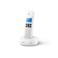 1 x RAW Customer Returns Philips D1611 W 34 Cordless landline phone backlight, HQ sound, up to 4 handsets, 50 questions, reduced consumption of Eco, caller ID, range 50 300 m - RRP €29.71