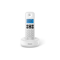 1 x RAW Customer Returns Philips D1611 W 34 Cordless landline phone backlight, HQ sound, up to 4 handsets, 50 questions, reduced consumption of Eco, caller ID, range 50 300 m - RRP €29.71