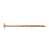 1 x Brand New Keple Self Tapping Wood Screws 8mm x 100mm Torx Large Flat Head Steel Long Flange Wood and Timber Screws for Joints and Construction Zinc Plated Box of 50  - RRP €25.99