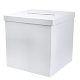 1 x RAW Customer Returns Santex letter box money box gift box for your wedding party - white - RRP €21.89