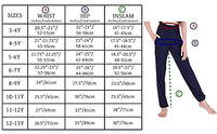 1 x Brand New Lofbaz Children s Yoga Pants High Waist Sports Pants Workout Trousers Casual Clothing Pajamas Purple 5-6 Years - RRP €21.6