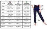 1 x Brand New Lofbaz Children s Yoga Pants High Waist Sports Pants Workout Trousers Casual Clothing Pajamas Purple 5-6 Years - RRP €21.6