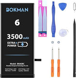 1 x RAW Customer Returns bokman Battery for iPhone XR, High Capacity Increased with 5000 mAh Polymer Lithium Battery Replacement with Repair Kit - RRP €24.58