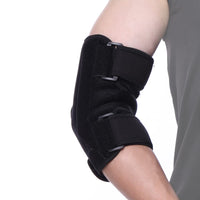 1 x RAW Customer Returns FITTOO Elbow Brace with Two Removable Metal Splints, Adjustable Elbow Support, Night Sleep Elbow Support, Effective Pain Relief and Faster Recovery. Unisex, Left and Right - RRP €19.15