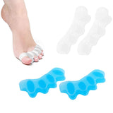 3 x Brand New Toe spreader silicone, toe separator, toe separator, correction for all toes, 4 pieces silicone toe separator for pedicure toe correction hallux valgus splint ball protection, foot toe spreader - RRP €26.13