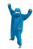 1 x RAW Customer Returns SMITHROAD NAN One Piece Pajamas for Adults, Monster Blue, L Woman - RRP €31.99