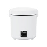 1 x RAW Customer Returns Macook Mini Rice Cooker, 1.5 Cups Raw Rice, 0.3L Small Outdoor Rice Cooker, 200W, Non-Stick Container, Keep Warm Function, Unattended Cooking, for 1 to 2 People White  - RRP €38.84