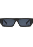 1 x RAW Customer Returns BLACK ELVIS CLOTHING Trendy Black Men s and Women s Sunglasses For The Ultimate Look - Rectangular Lenses - Retro Vintage Style - Anti Uv400 Lenses - RRP €27.99