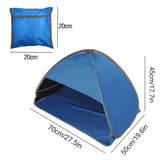 1 x RAW Customer Returns Mini Head Tent,Headrest Tent,Automatic Instant Tent,Beach Sunbathing Windproof Sand Proof Sun Protection Portable Headrest Tent with Storage Bag for Hiking - RRP €16.85