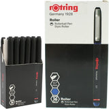 1 x RAW Customer Returns rOtring rollerball pen fine tip 0.7 mm for clean lines blue ink 12 pieces - RRP €20.0