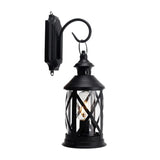 1 x RAW Customer Returns TRIROCKS Battery Powered Hanging Lantern Outdoor Wall Lamp Vintage Metal Wireless Table Lamp with Edison Bulb for Patio Garden Porch Indoor and Outdoor - RRP €29.99