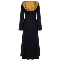 1 x RAW Customer Returns LPFNSF Vintage Witch Dress, Christmas Vampire Costume Women Plus Size, Renaissance Costume Women Medieval Dress Black, 4XL  - RRP €29.77