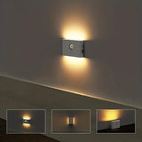 1 x RAW Customer Returns Puhui LED night light with motion sensor, rechargeable USB night light for children with 3 modes auto on off , 2700 K warm white night lamp for bedroom, staircase, bathroom, closet, hallway 2 pieces A  - RRP €20.16