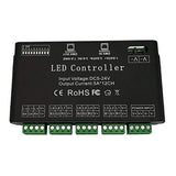 1 x RAW Customer Returns 12 channel DMX decoder, DMX512 decoder RGB LED controller 60A PWM DMX512 dimmer driver for RGB LED strips, RGB LED strips and LED module light DC12V-24V - RRP €39.99