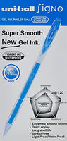 1 x RAW Customer Returns Uni-Ball Signo - Gel ink roller 0.7 mm, blue, 12 units - RRP €18.73