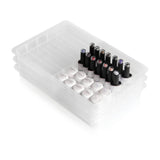 1 x RAW Customer Returns Large sorting box as an organization system and stackable storage box for nail design gel jars, color gel, gel polish, nail art in transparent plastic Lyninails - RRP €15.07