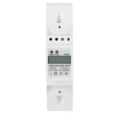 1 x RAW Customer Returns Cocoarm Electricity Meter 1 Phase DIN Rail Single Phase Energy Meter Wattmeter DIN Single Phase DIN Rail Electricity Meter 10-40A Digital LCD for DIN Rail - RRP €8.95