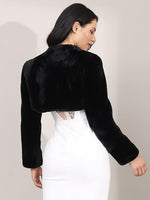 2 x Brand New Unicra Women Faux Fur Bolero Shrug Jackets for Evening Dresses Bridal Wedding Fur Shawls Wraps Winter Bridesmaid Cover - RRP €55.2