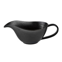 1 x RAW Customer Returns DOITOOL Gravy Boat Ceramic Gravy Boat Sauce Cup Sauce Bowl Milk Jug Pepper Juice Sauce Sauces Spices Container Black Restaurant Hotel Home Dinner Banquet Serving Dishes - RRP €29.59