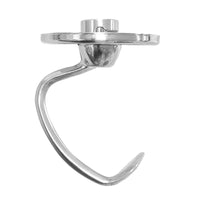 1 x RAW Customer Returns VOANZO Dough Hook for Kitchenaid Mixer, Fits 4.5-5 Qt Kitchenaid Accessories Hook Stainless Steel Spiral Dough Hook Attachment - RRP €22.18