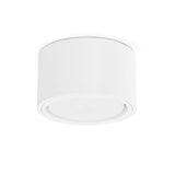 1 x RAW Customer Returns KYOTECH LED surface-mounted light white - surface-mounted spot flat with 6W LED GX53 230V surface-mounted spotlight warm white 3000K ceiling spots surface-mounted 95x55mm round ceiling light made of aluminum - RRP €21.99