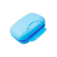 4 x Brand New Creative soap box for on the go, handmade, soap box soap box for travel, with closure black blue  - RRP €35.96