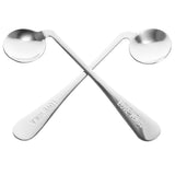 3 x Brand New FOMIYES 2Pcs Adaptive Utensils for Left Handed Elderly Stainless Steel Anti-Shake Bent Spoons Silverware Self Feeding Cutlery Utensil for - RRP €21.27