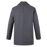 1 x RAW Customer Returns Oralidera Men s Winter Coat Medium Length Wool Coat Business Men s Coat Overcoat Trench Coat Windbreaker Jackets Double Breasted Winter Jacket for Business Leisure, Grey, XL - RRP €63.42