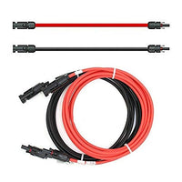 1 x RAW Customer Returns solartronics extension cable 4mm including solar plug 2x5m - PV cable H1Z2Z2-K red black on both sides - Photovoltaic cable with plug - Solar cable for PV solar system - Made in Germany 2 x 5m  - RRP €19.62