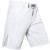 1 x RAW Customer Returns LAFROI - Pants for MMA, Boxing, Cross Training and Other Combat Sports, with Drawstring and Pocket, QJK01, White, XL - RRP €24.99