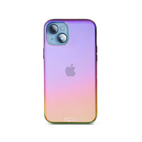 1 x RAW Customer Returns Mous - Transparent Case for iPhone 14 Plus - Clarity Iridescent - Cell Phone Case iPhone 14 Plus - Transparent Crystal Clear and Slim Design Case - Protective Case - RRP €54.99